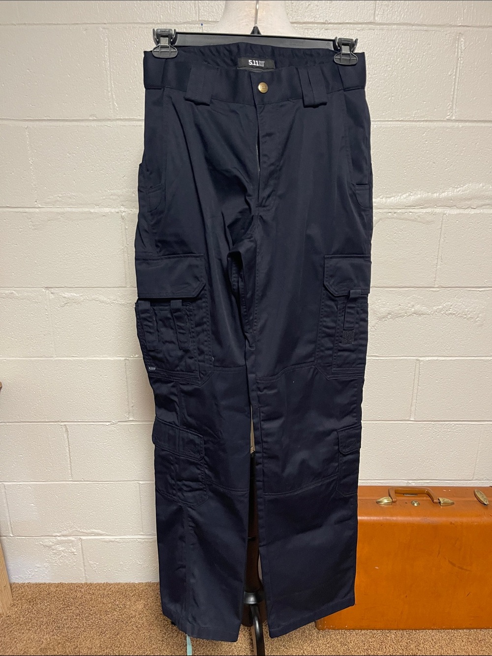 5.11 Tactical Men's Black Cargo Pants with Multiple Pockets